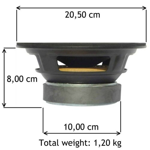 Woofer master audio cw800 - woofer, cw800/8