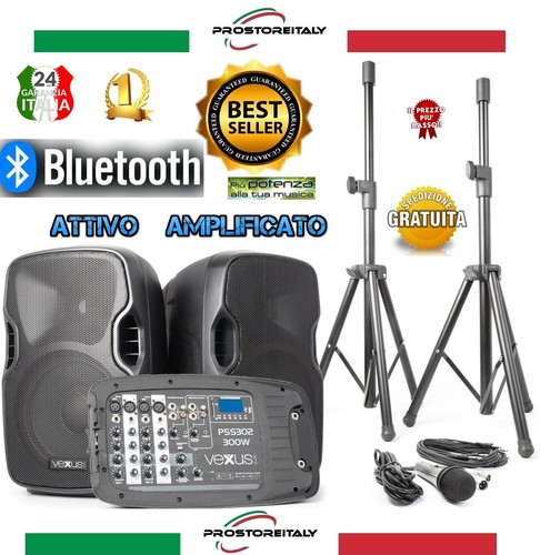 Sistema audio portatile 300w - portatile,
